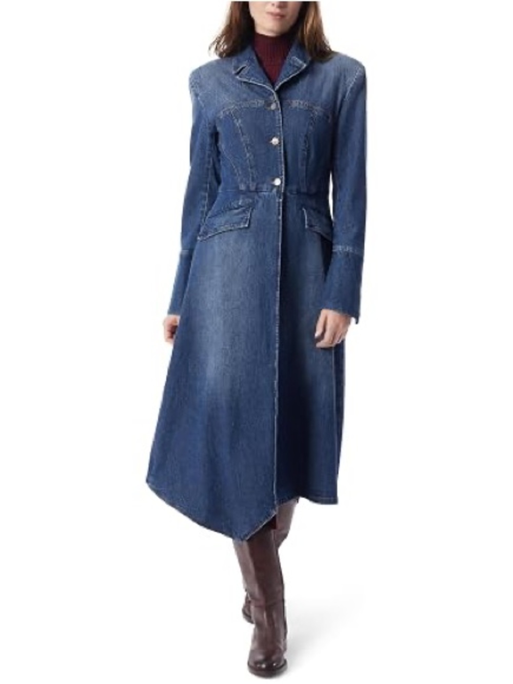 DEE OCLEPPO
DO by Women's Madelyn Long Denim Jacket.